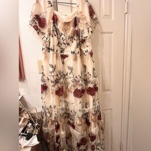 NWT Plus Floral maxi dress